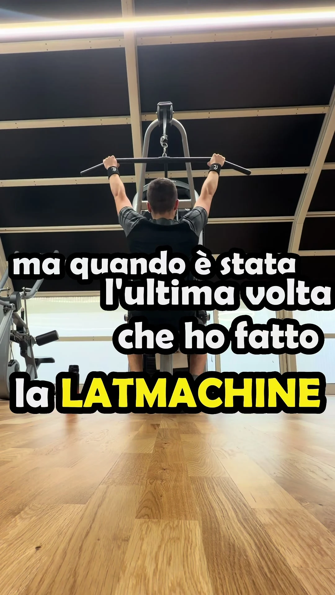 Ritorno alla lat machine dopo un anno e mezzo