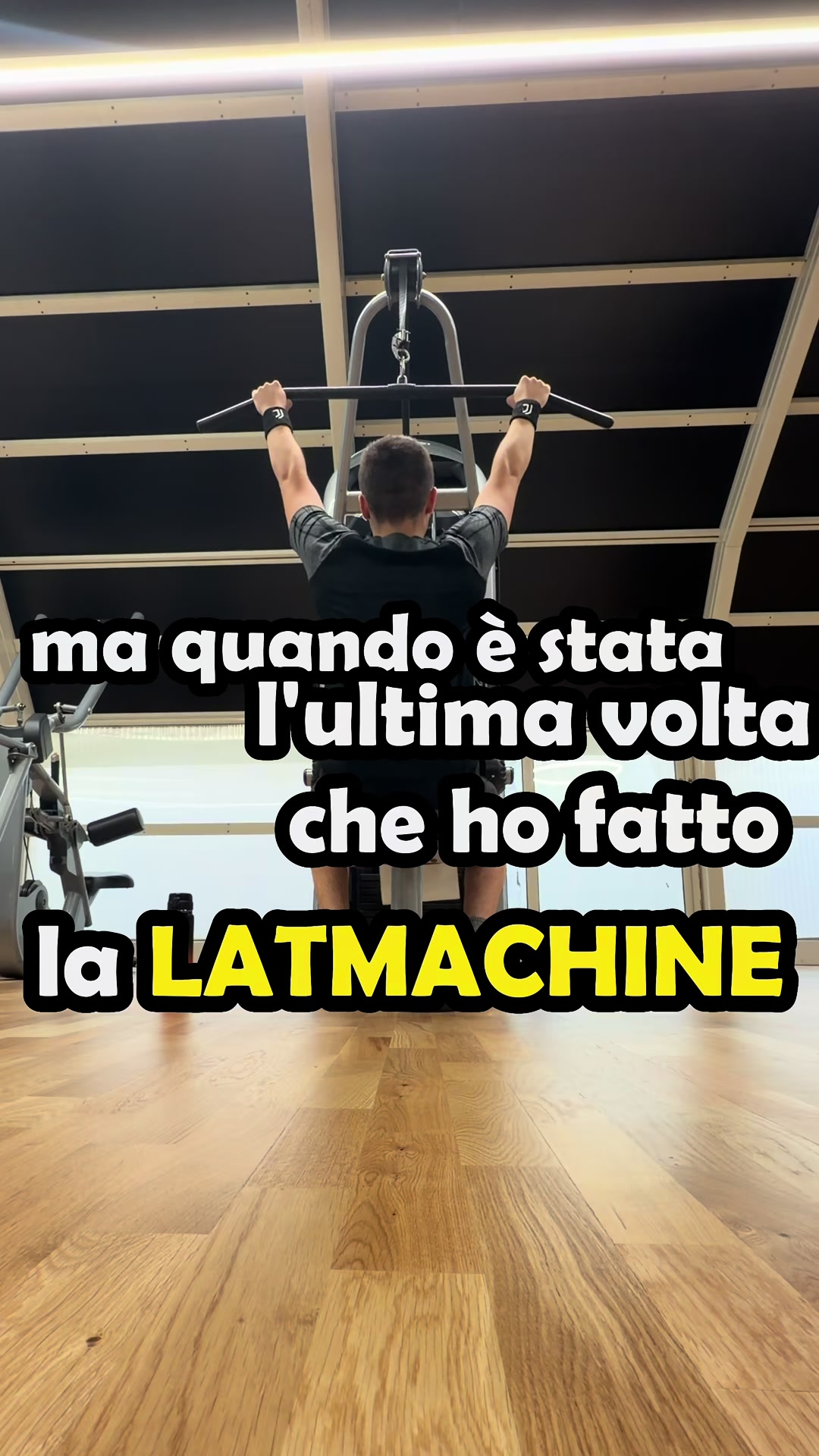 Ritorno alla lat machine dopo un anno e mezzo